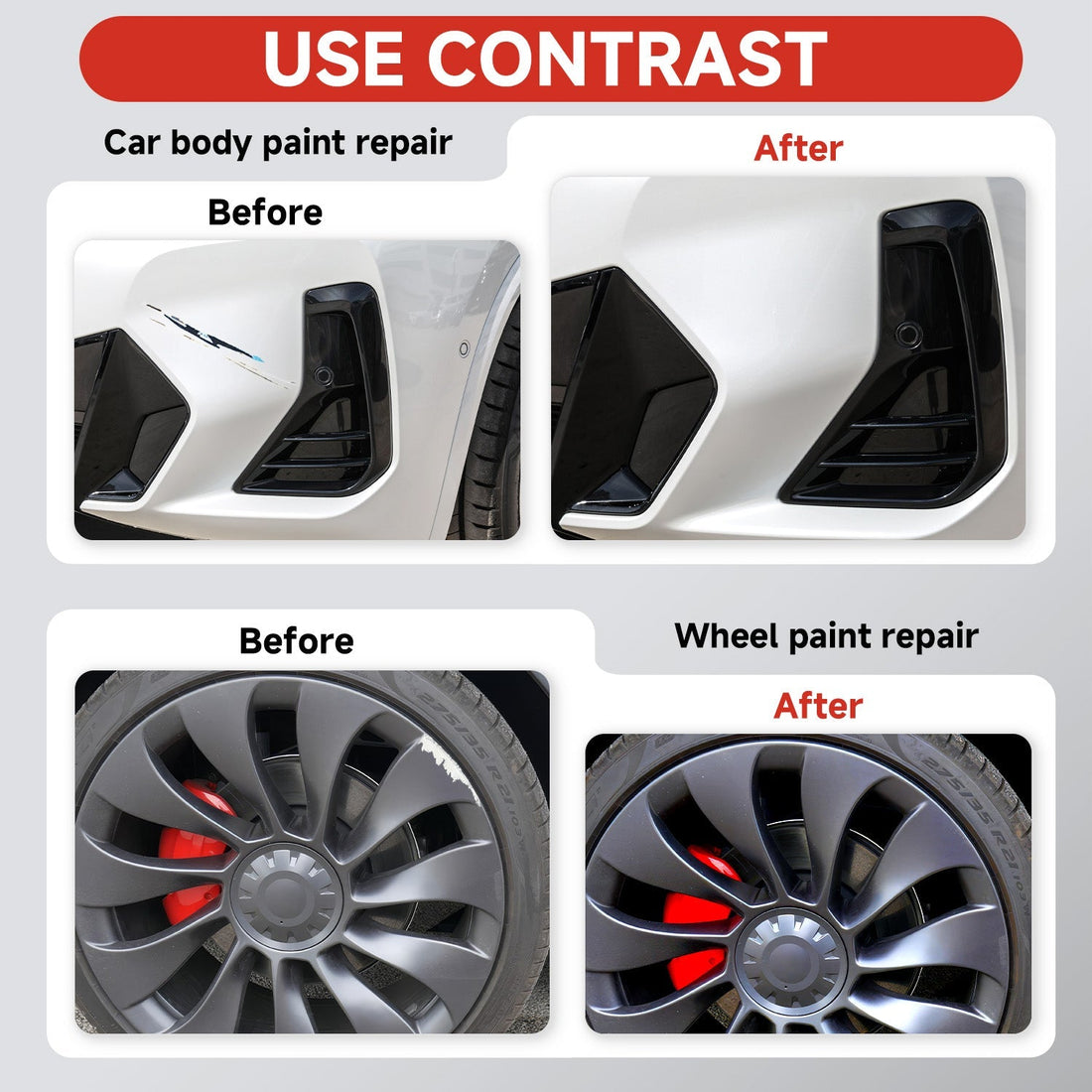 Wheel Rims Touch Up Paint Electric Sprayer Repair Kit for Tesla 3/Y/S/X - acetesla