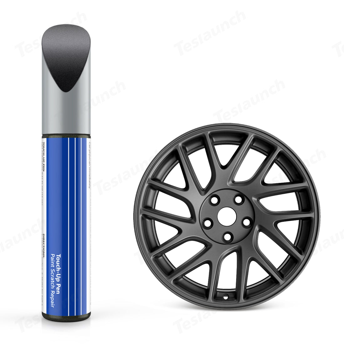 Wheel Rims Touch Up Paint For Tesla Model 3 - DIY Curb Rash Repair With Color - Matched Touch Up Paint - acetesla