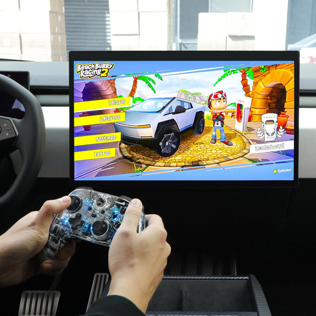 Wireless Game Controller for Tesla Cybertruck - acetesla